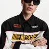 Långärmad skjorta i boxig passform med Nascar-tryck