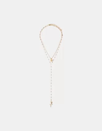 Långt rosa halsband Långt rosa halsband