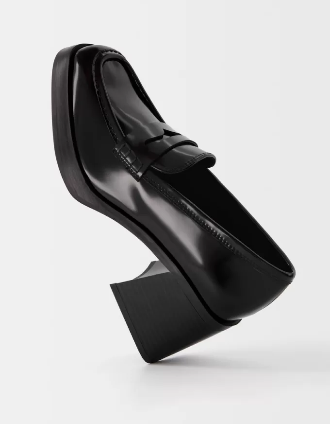 Loafers med hög klack Loafers med hög klack