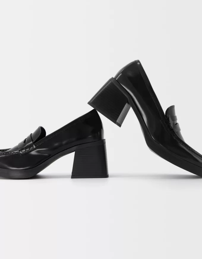 Loafers med hög klack Loafers med hög klack
