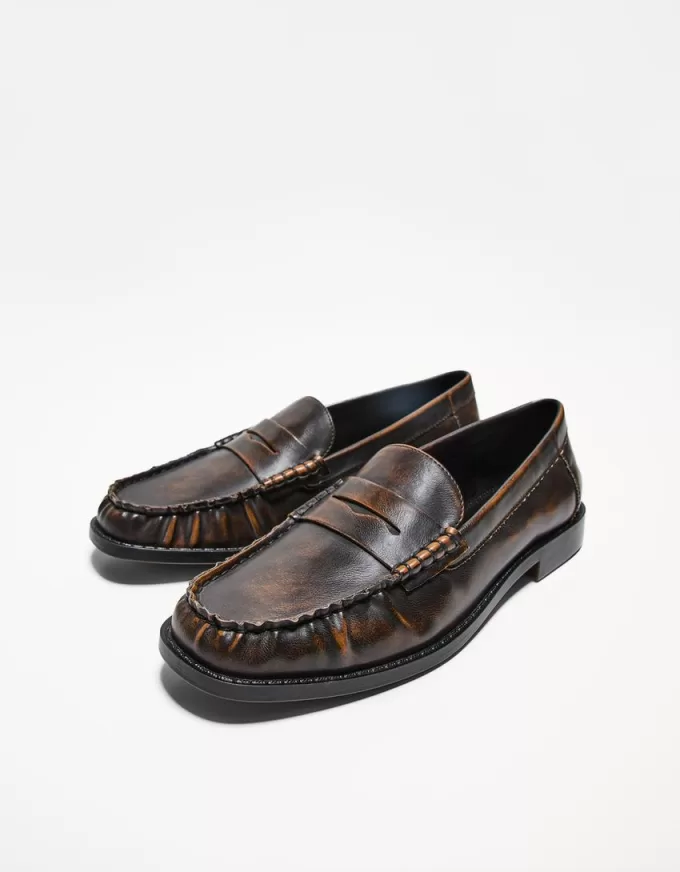 Loafers med rynkade detaljer Loafers med rynkade detaljer