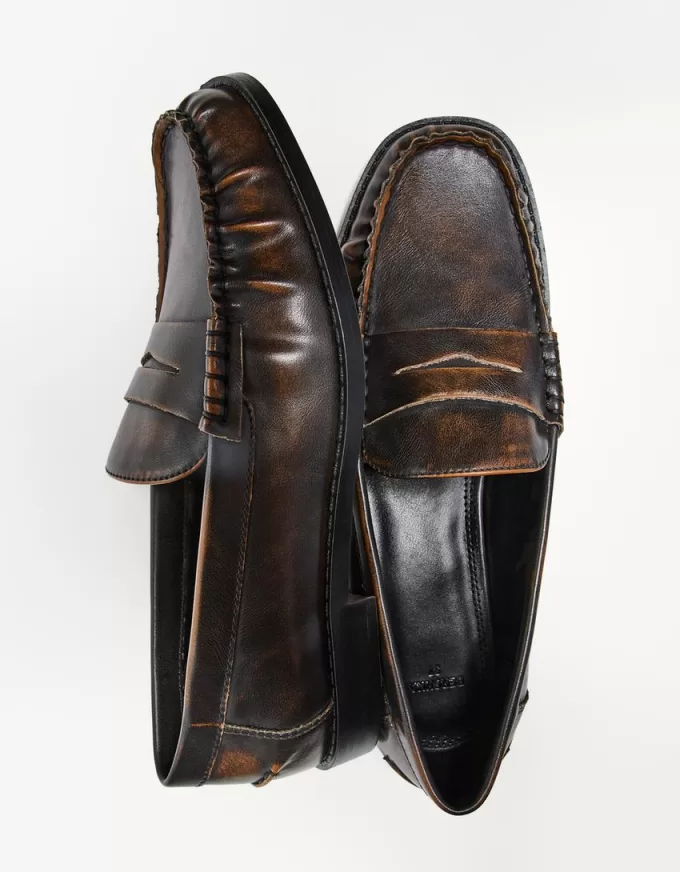 Loafers med rynkade detaljer Loafers med rynkade detaljer