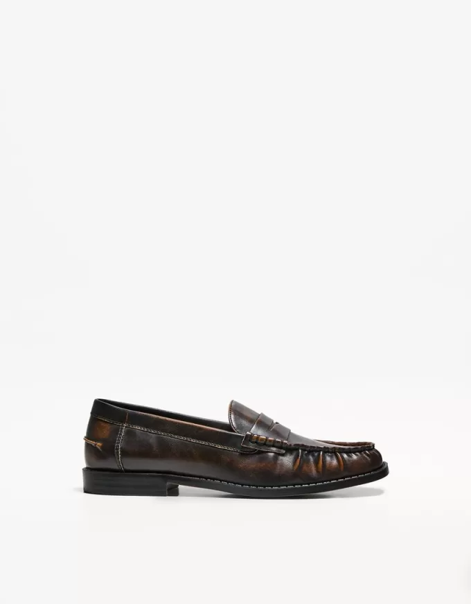 Loafers med rynkade detaljer Loafers med rynkade detaljer