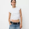 Minikjol i jeans med skärp Minikjol i jeans med skärp