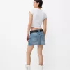 Minikjol i jeans med skärp Minikjol i jeans med skärp