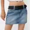 Minikjol i jeans med skärp Minikjol i jeans med skärp