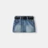 Minikjol i jeans med skärp Minikjol i jeans med skärp