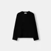 Mjuk tröja med rund hals Mjuk tröja med rund hals