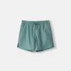 Monokrom boardshorts med boxy-fit passform Monokrom boardshorts med boxy-fit passform