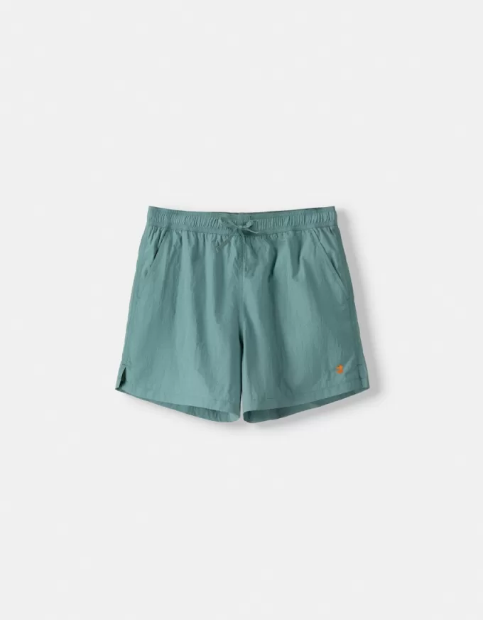 Monokrom boardshorts med boxy-fit passform Monokrom boardshorts med boxy-fit passform
