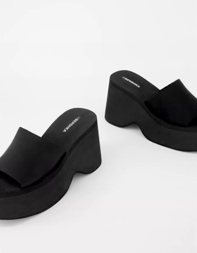 Mulesandaler för plattform