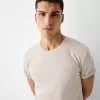 Muscle-fit kortärmad T-shirt