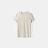 Muscle-fit kortärmad T-shirt