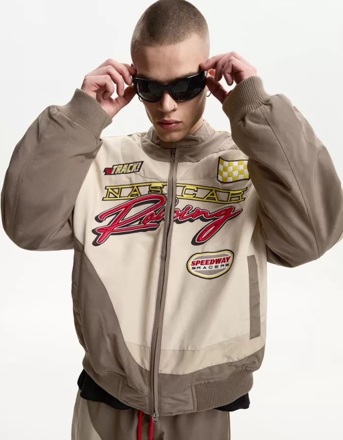Nascar-jacka med lappar Nascar-jacka med lappar