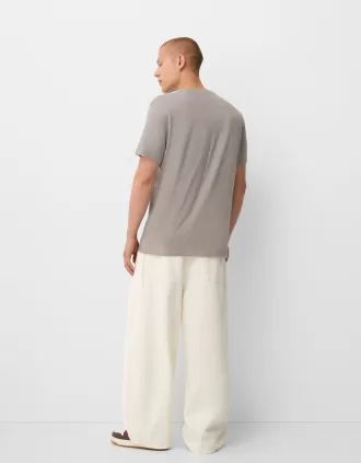 Normal passform kortärmad T-shirt