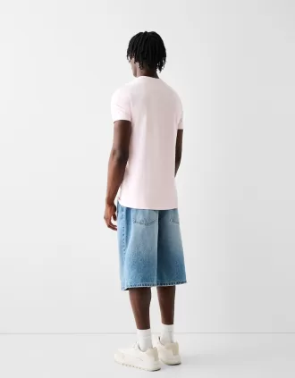 Normal passform kortärmad T-shirt