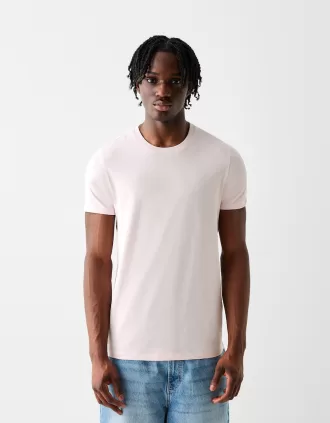 Normal passform kortärmad T-shirt