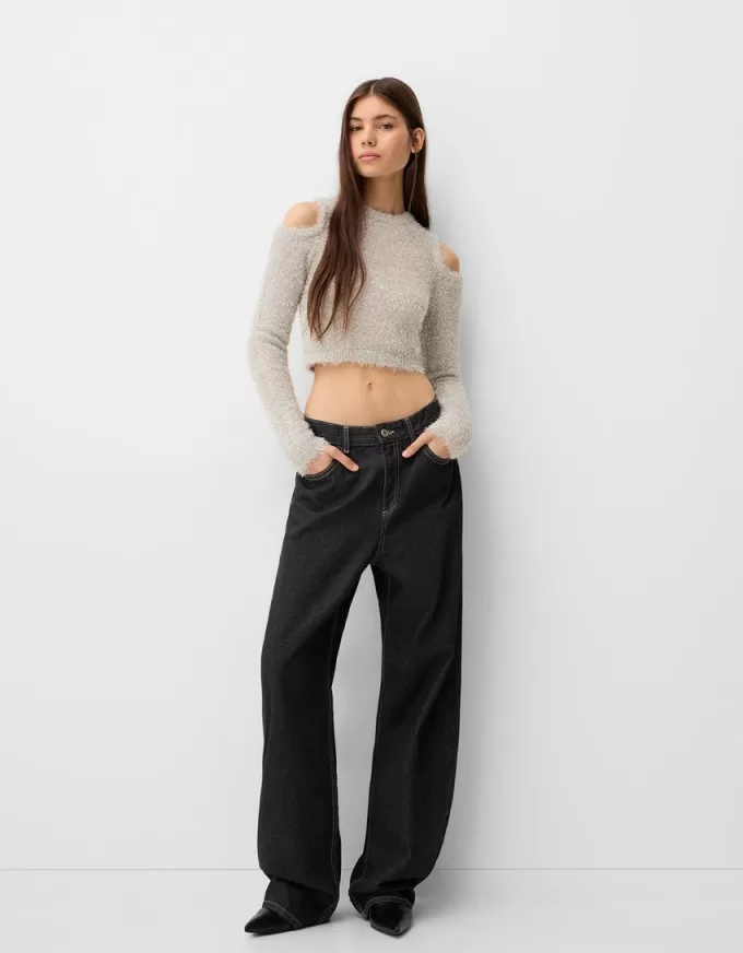 Off-shoulder tröja Off-shoulder tröja