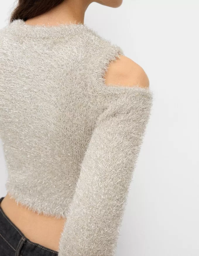 Off-shoulder tröja Off-shoulder tröja