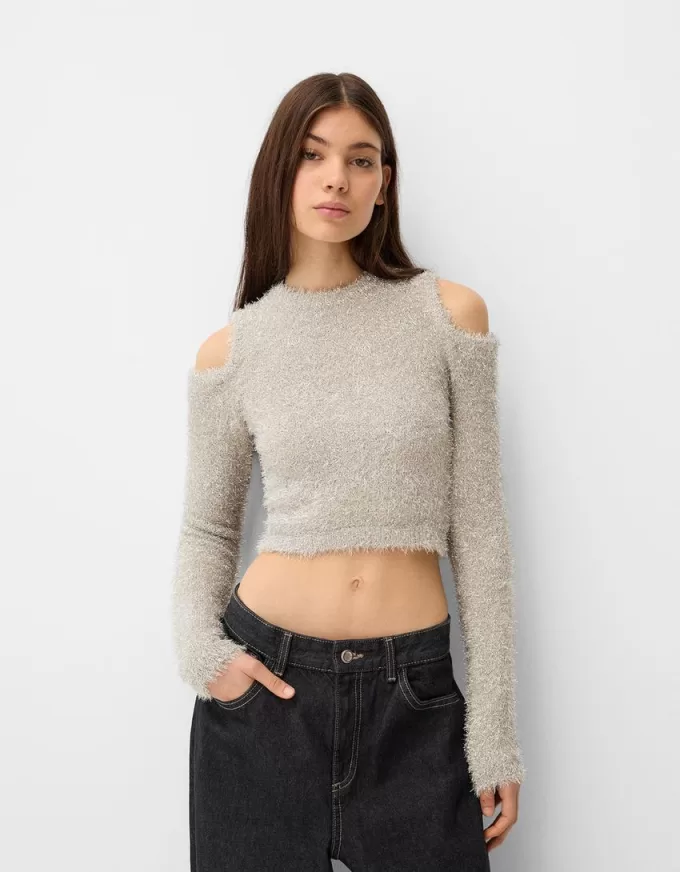 Off-shoulder tröja Off-shoulder tröja