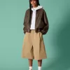 Oversize jacka i konstläder