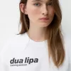 Oversize kortärmad Dua Lipa T-shirt