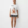 Oversize kortärmad Dua Lipa T-shirt Oversize kortärmad Dua Lipa T-shirt