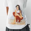 Oversize kortärmad Dua Lipa T-shirt Oversize kortärmad Dua Lipa T-shirt