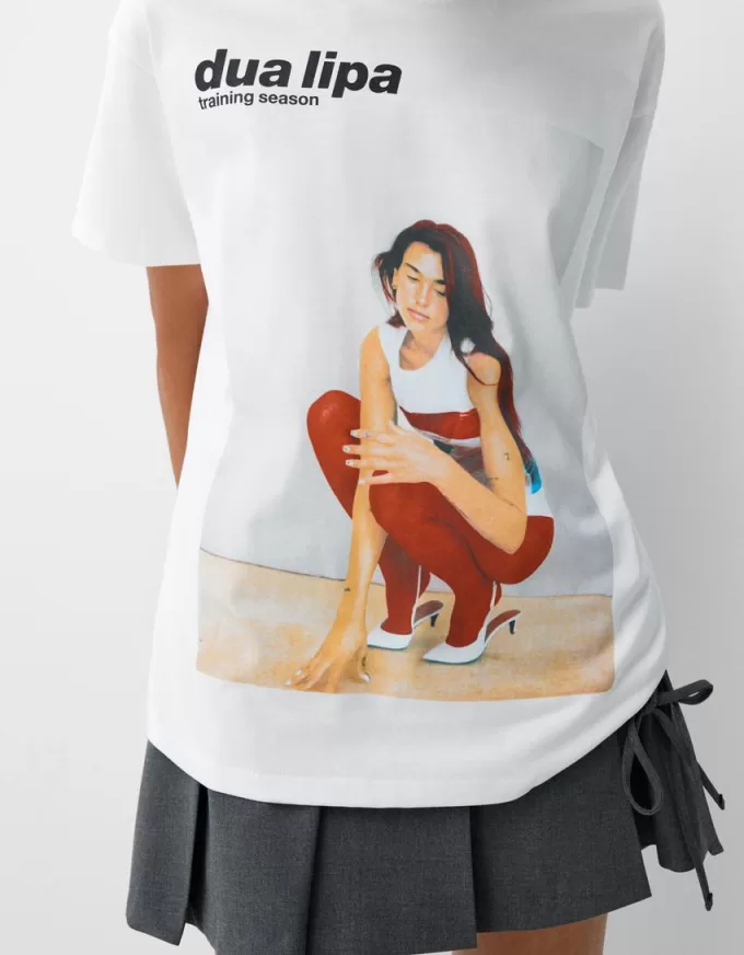 Oversize kortärmad Dua Lipa T-shirt Oversize kortärmad Dua Lipa T-shirt