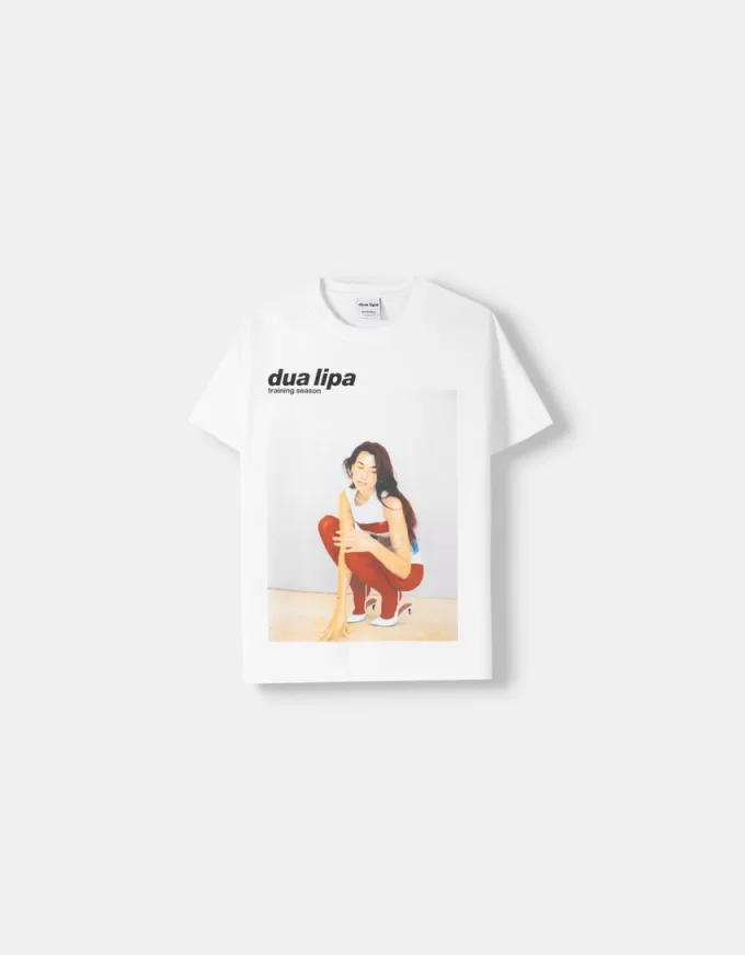 Oversize kortärmad Dua Lipa T-shirt Oversize kortärmad Dua Lipa T-shirt