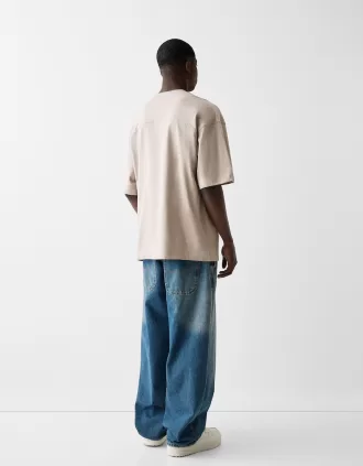 Oversize kortärmad T-shirt
