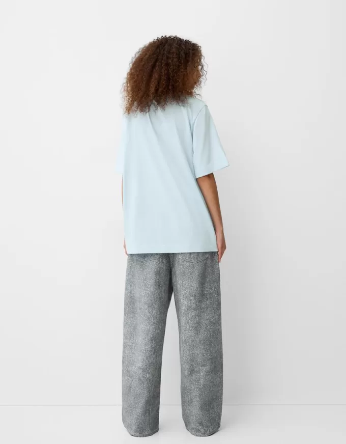 Oversize kortärmad T-shirt