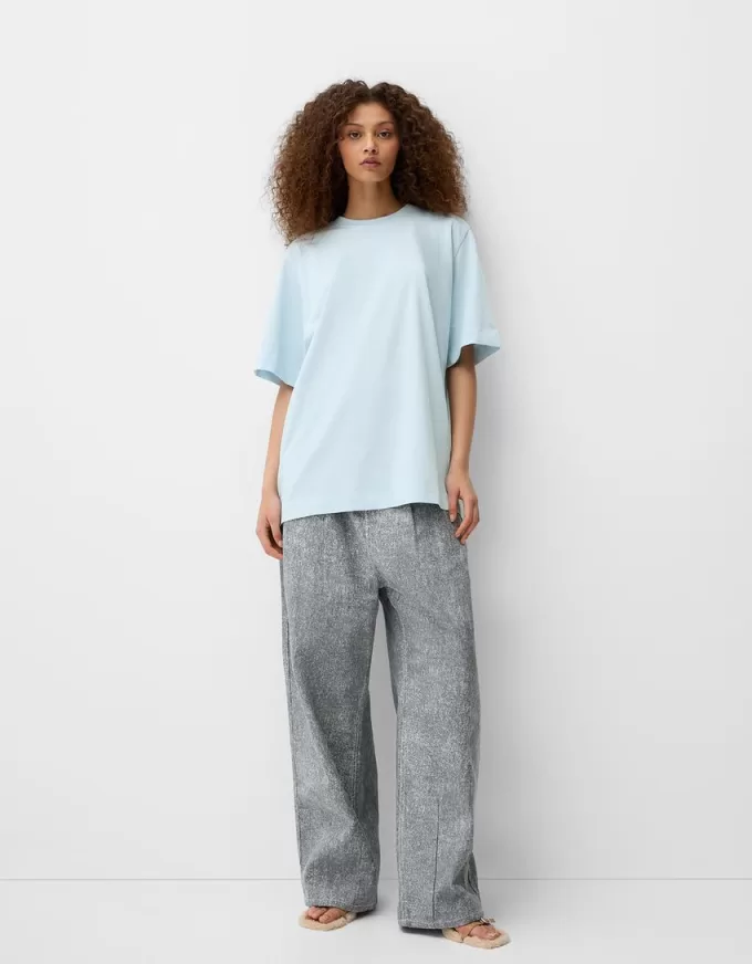 Oversize kortärmad T-shirt