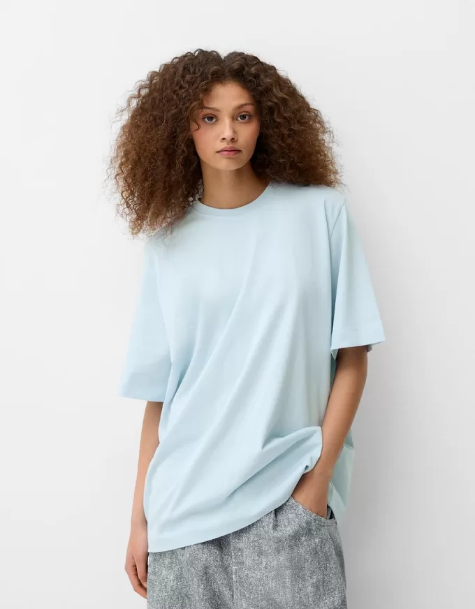 Oversize kortärmad T-shirt