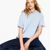 Oversize kortärmad T-shirt i kraftig bomull Oversize kortärmad T-shirt i kraftig bomull