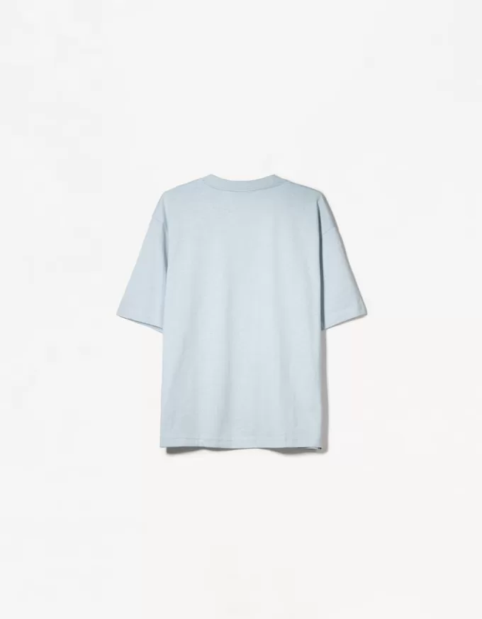 Oversize kortärmad T-shirt i kraftig bomull Oversize kortärmad T-shirt i kraftig bomull