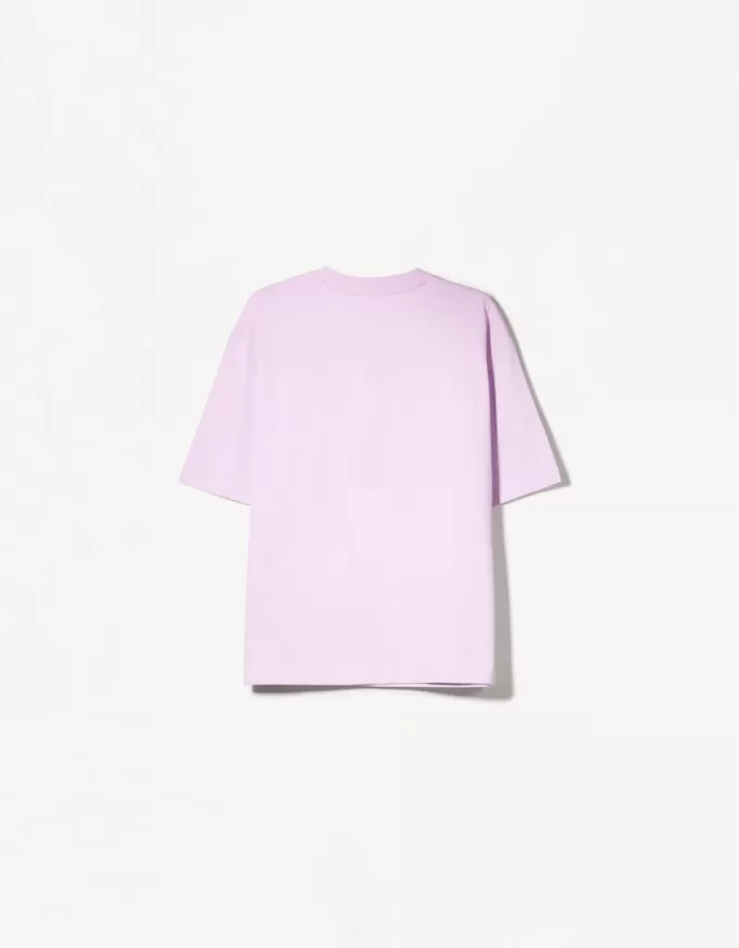Oversize kortärmad T-shirt i kraftig bomull Oversize kortärmad T-shirt i kraftig bomull