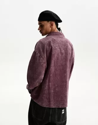 Oversize långärmad skjorta