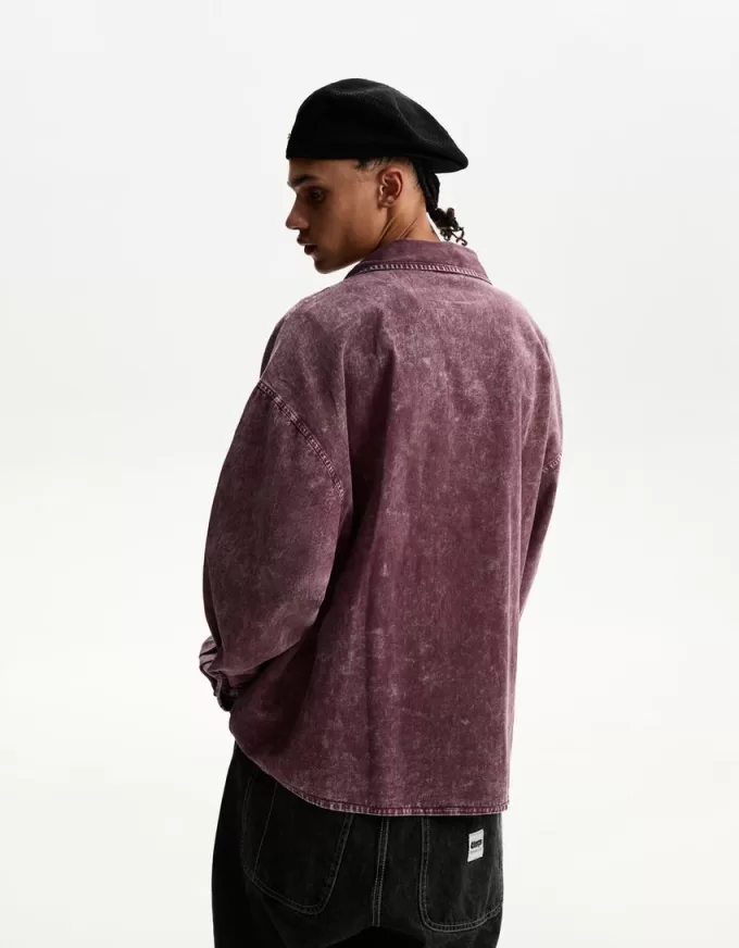 Oversize långärmad skjorta Oversize långärmad skjorta