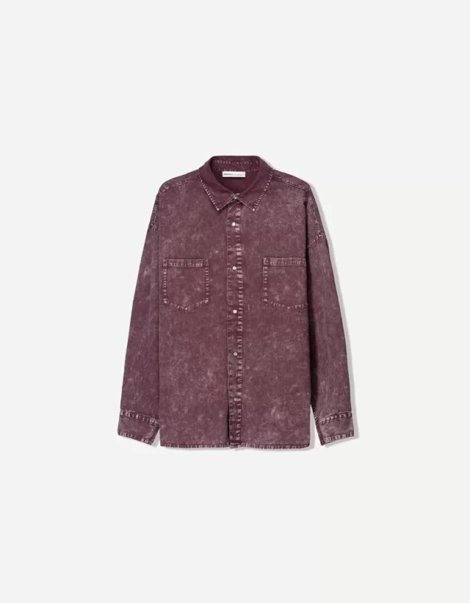 Oversize långärmad skjorta Oversize långärmad skjorta