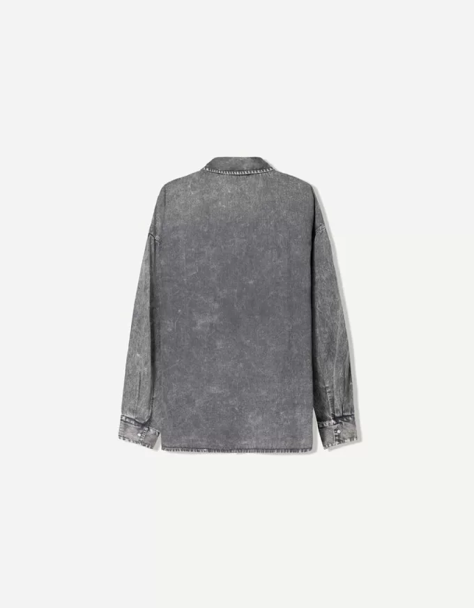 Oversize långärmad skjorta Oversize långärmad skjorta