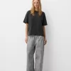 Oversize rhinestone kortärmad T-shirt Oversize rhinestone kortärmad T-shirt