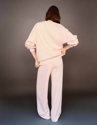 Oversize sweatshirt med sidfickor