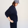 Oversize sweatshirt med sidfickor Oversize sweatshirt med sidfickor