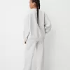 Oversize sweatshirt med sidfickor Oversize sweatshirt med sidfickor