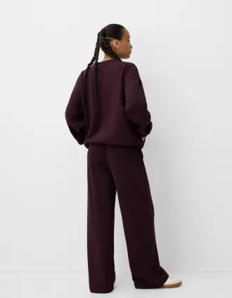 Oversize sweatshirt med sidfickor