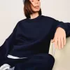 Oversize sweatshirt med sidfickor Oversize sweatshirt med sidfickor
