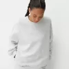 Oversize sweatshirt med sidfickor Oversize sweatshirt med sidfickor