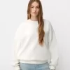 Oversize sweatshirt med sidfickor Oversize sweatshirt med sidfickor