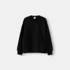 Oversize sweatshirt med sidfickor